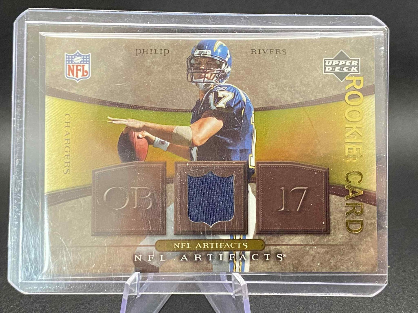 2007 UD Artifacts NFL Artifacts GOLD Philip Rivers #/99