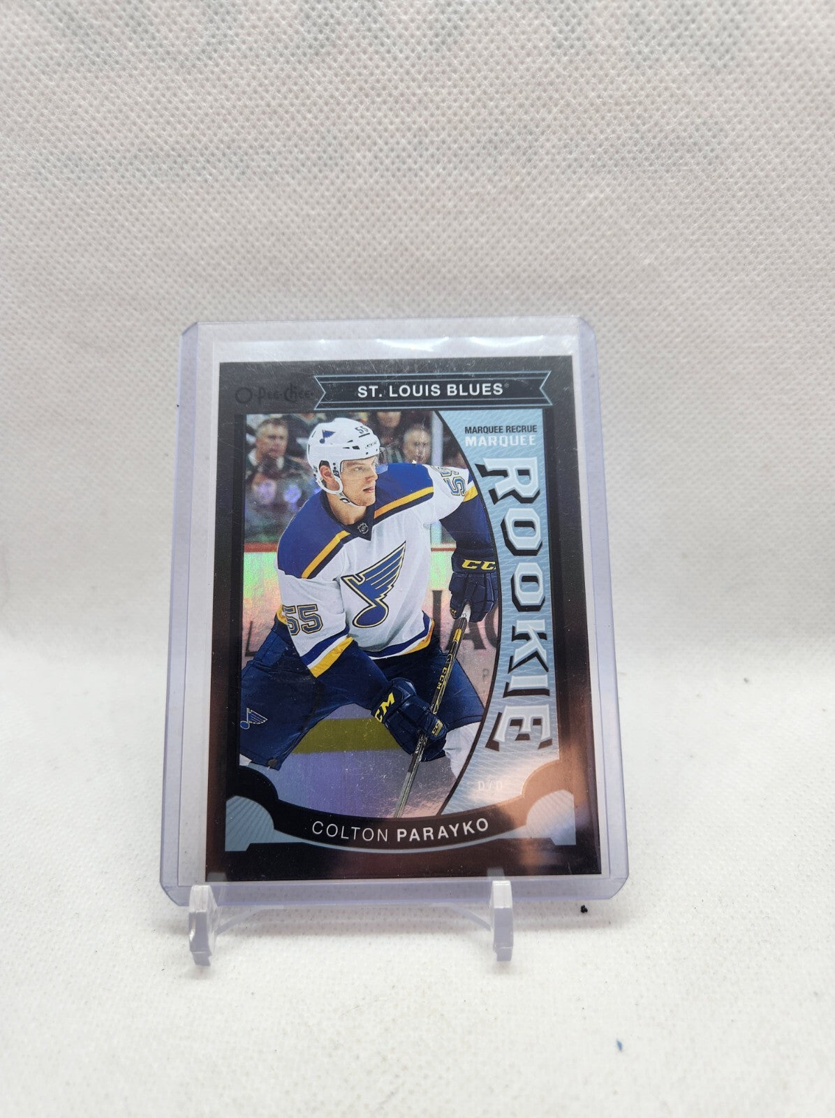 2015 Upper Deck O-Pee-Chee Update Black Rainbow Foil Colton Parayko Rookie /100