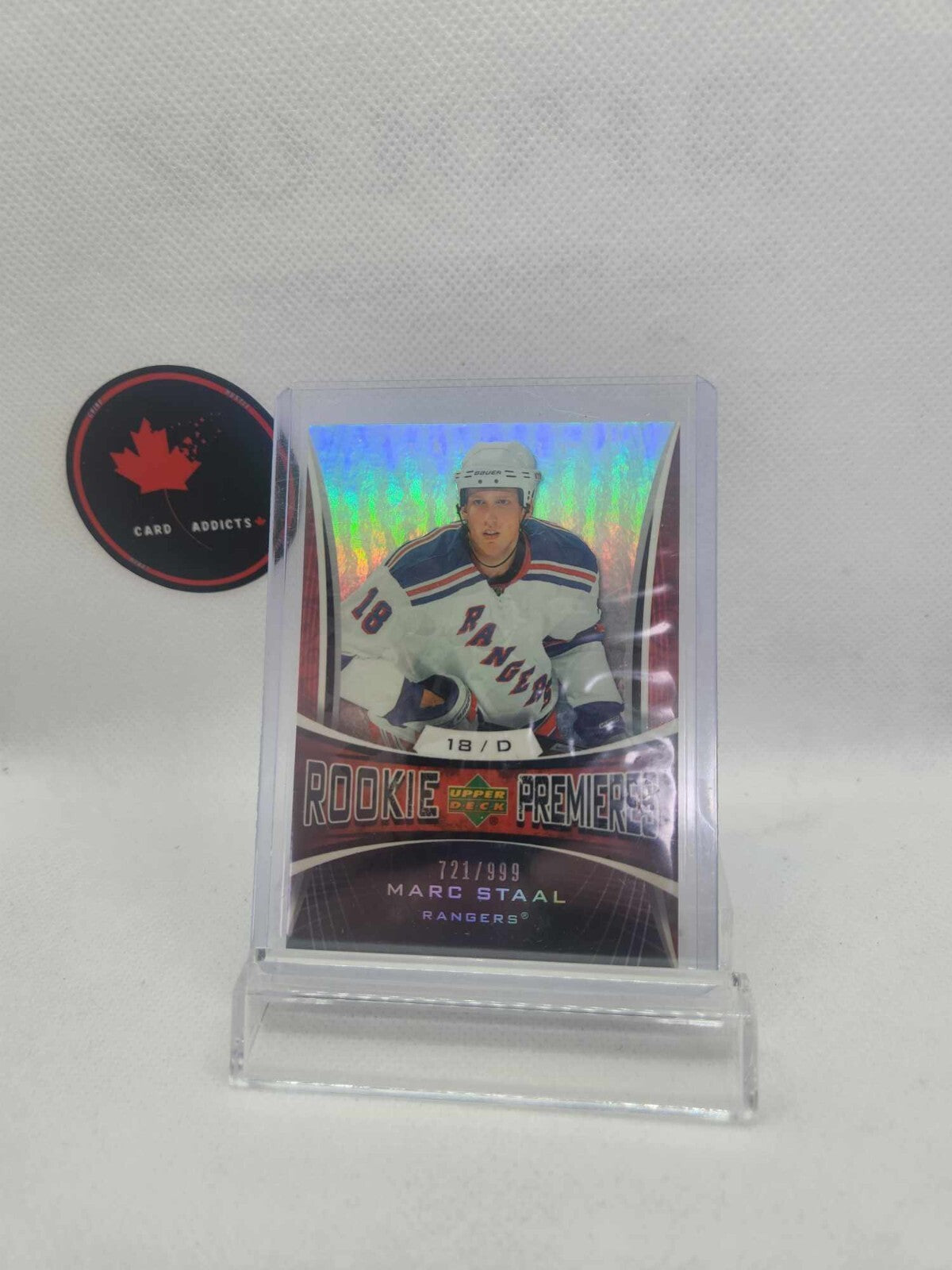 2007-08 Upper Deck Trilogy Rookie Premieres /999 Marc Staal #161 Rookie RC