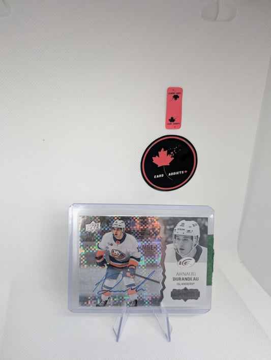 2023-24 Upper Deck Ice Arnaud Durandeau Auto 1:140 White Snowflake