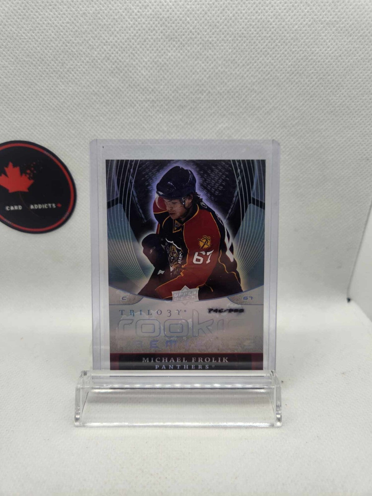 2008-09 Upper Deck Trilogy Rookie Premieres #133 Michael Frolik /999 Florida