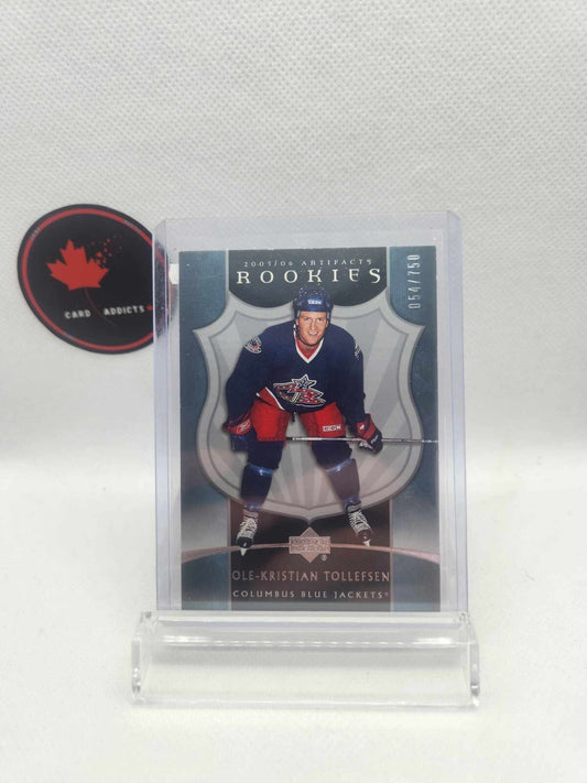 2005-06 Upper Deck Artifacts Ole-Kristian Tollefsen Rookie /750 #267 Columbus