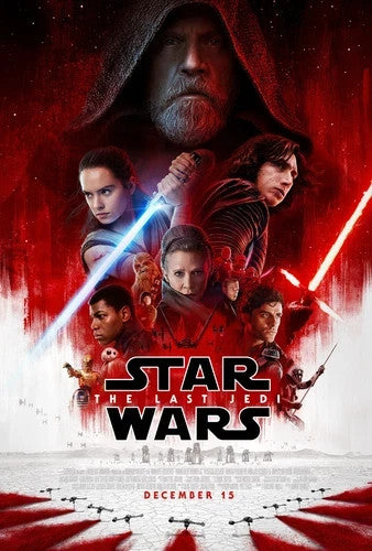 Star Wars Movie Poster 11x17 The Last Jedi