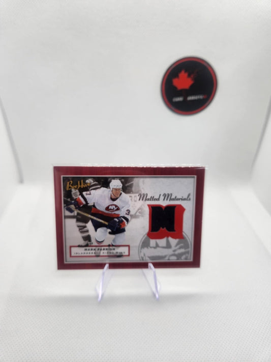 2005-06 Beehive Matted Materials Mark Parrish #MM-MP New York Islanders