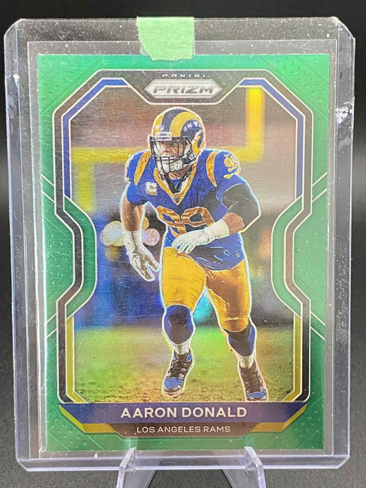 2020 Panini Prizm - Aaron Donald #277 Green Prizm