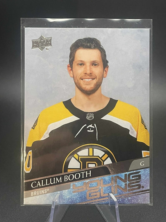 Callum Booth 2020-21 Upper Deck Extended Series Young Guns