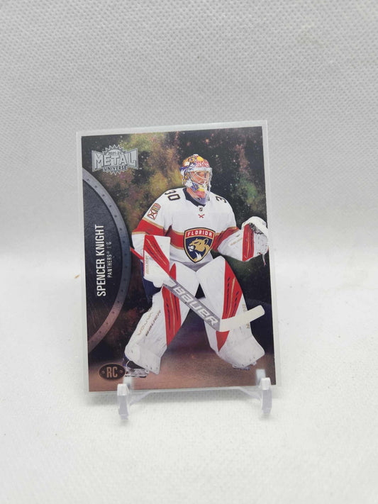 2021-22 SKYBOX METAL UNIVERSE SPENCER KNIGHT ROOKIE