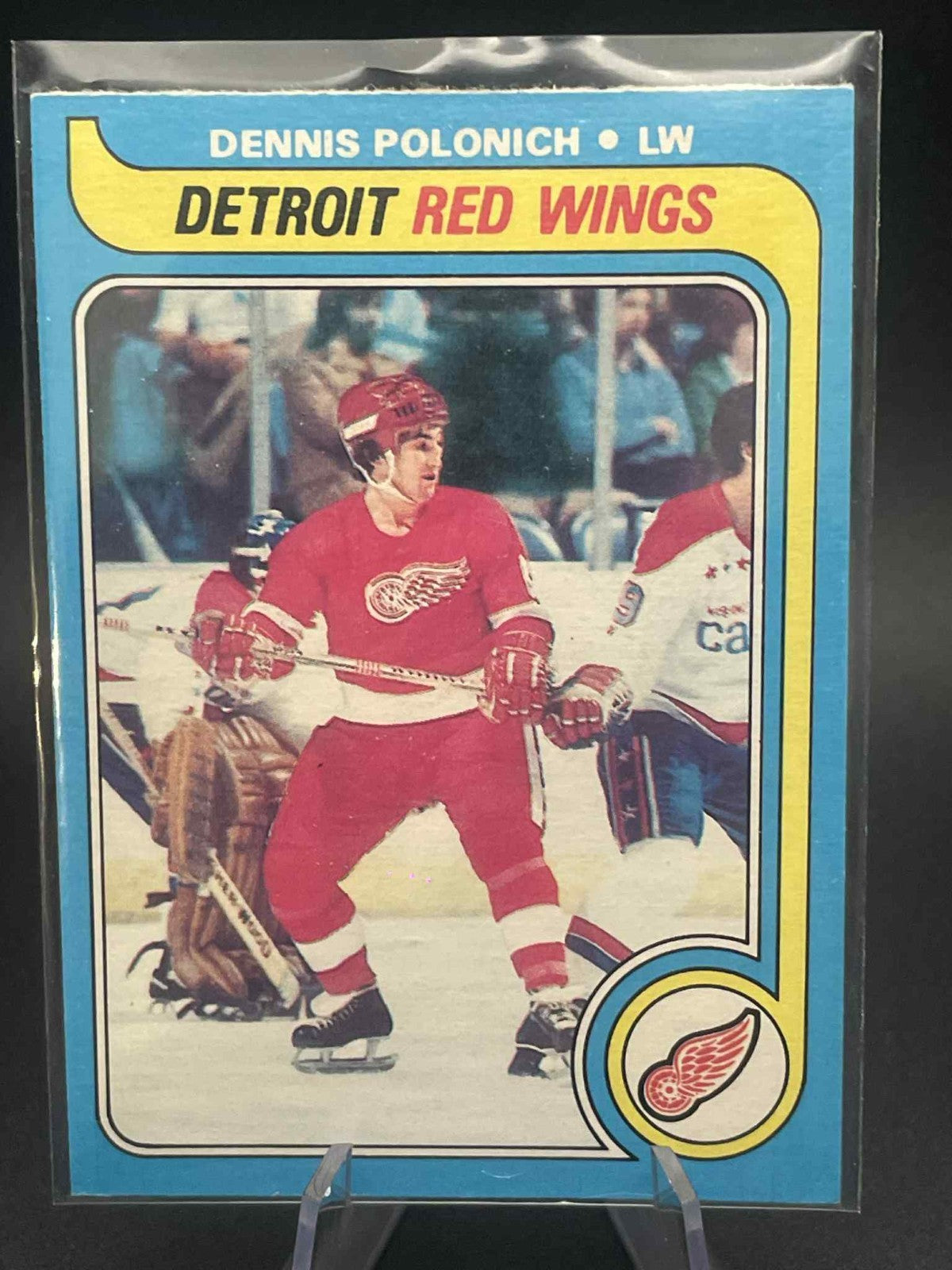 1979 80 OPC #224 DENNIS POLONICH Detroit Red Wings Vintage O pee Chee REF I