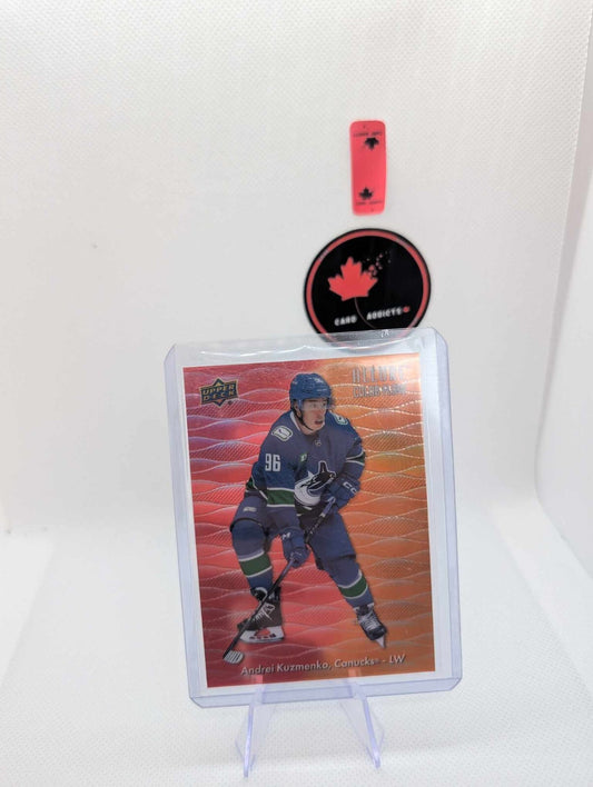 Andrei Kuzmenko 2023-24 UD Allure Red-Orange Color Flow Insert #CF-8