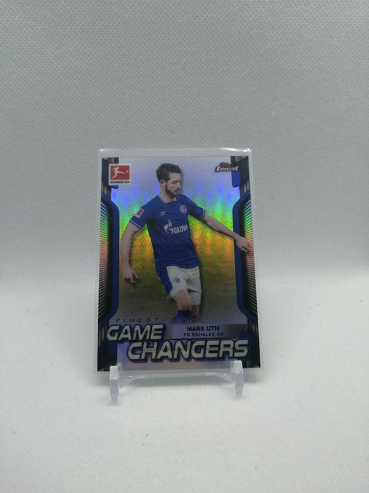 2020-21 Topps Finest Bundesliga Mark Uth Finest Game Changers Card #FG-MU