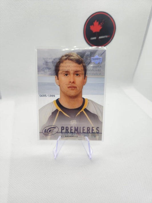 2007-08 Upper Deck Ice Premieres 108 Rich Peverley Nashville Predators