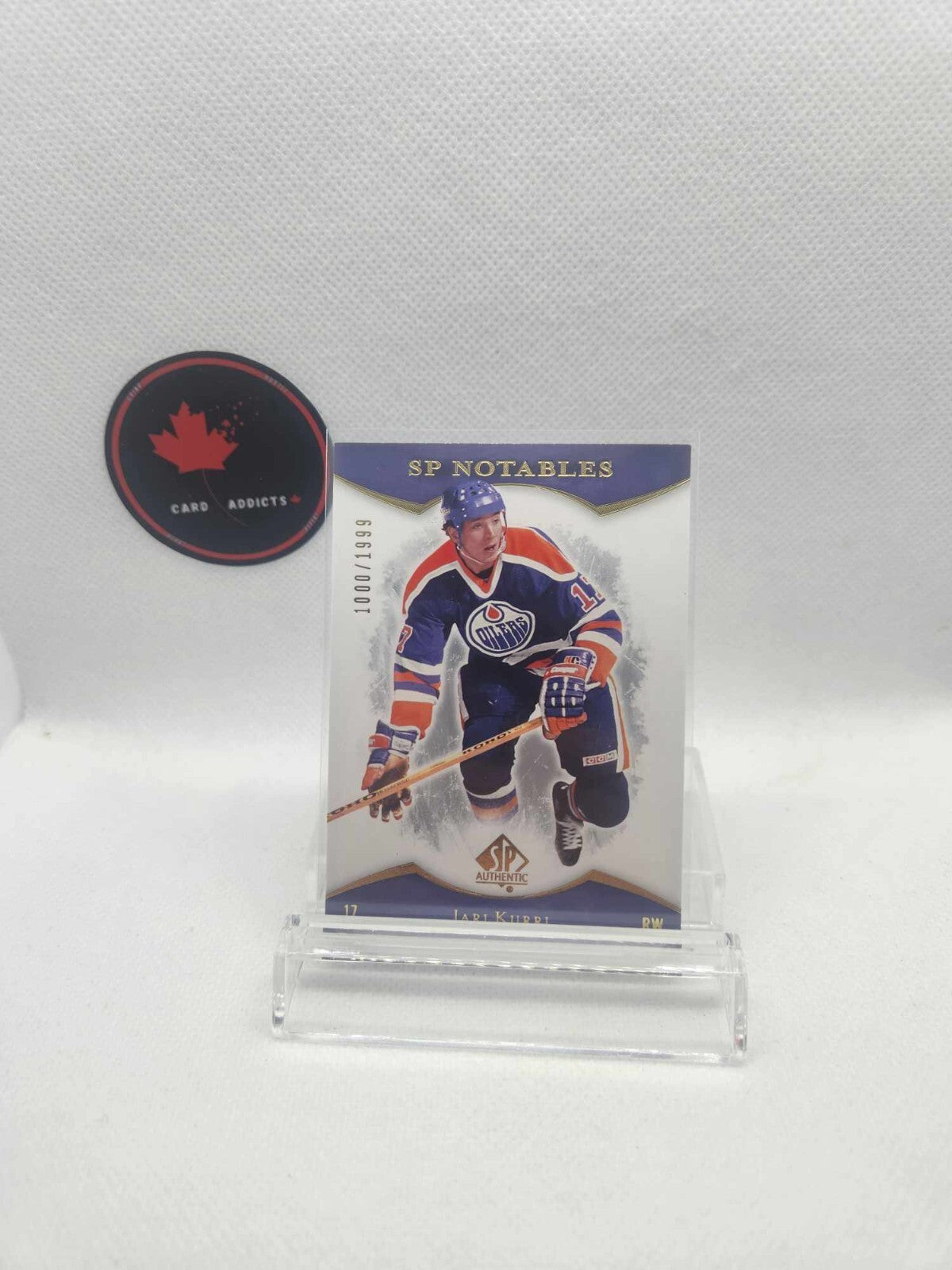 2007-08 SP Authentic SP Notables #137 Jari Kurri #/1999 Edmonton Oilers