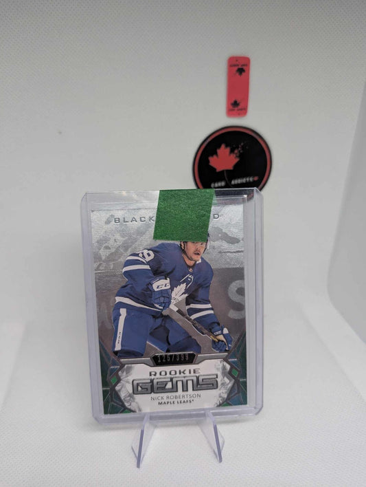 2020-21 Upper Deck Black Diamond Rookie Gems Nick Robertson /399 #RG-NR Toronto