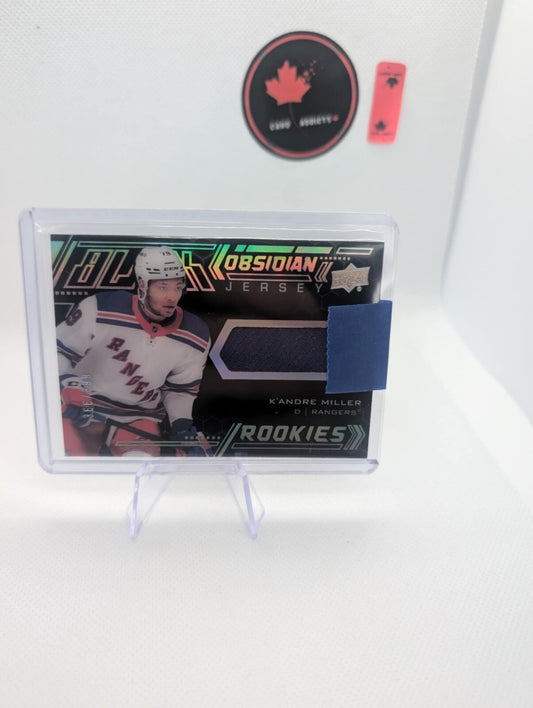 2020 UPPER DECK BLACK #ORJ-KM K'ANDRE MILLER OBSIDIAN JERSEY /399 ROOKIE