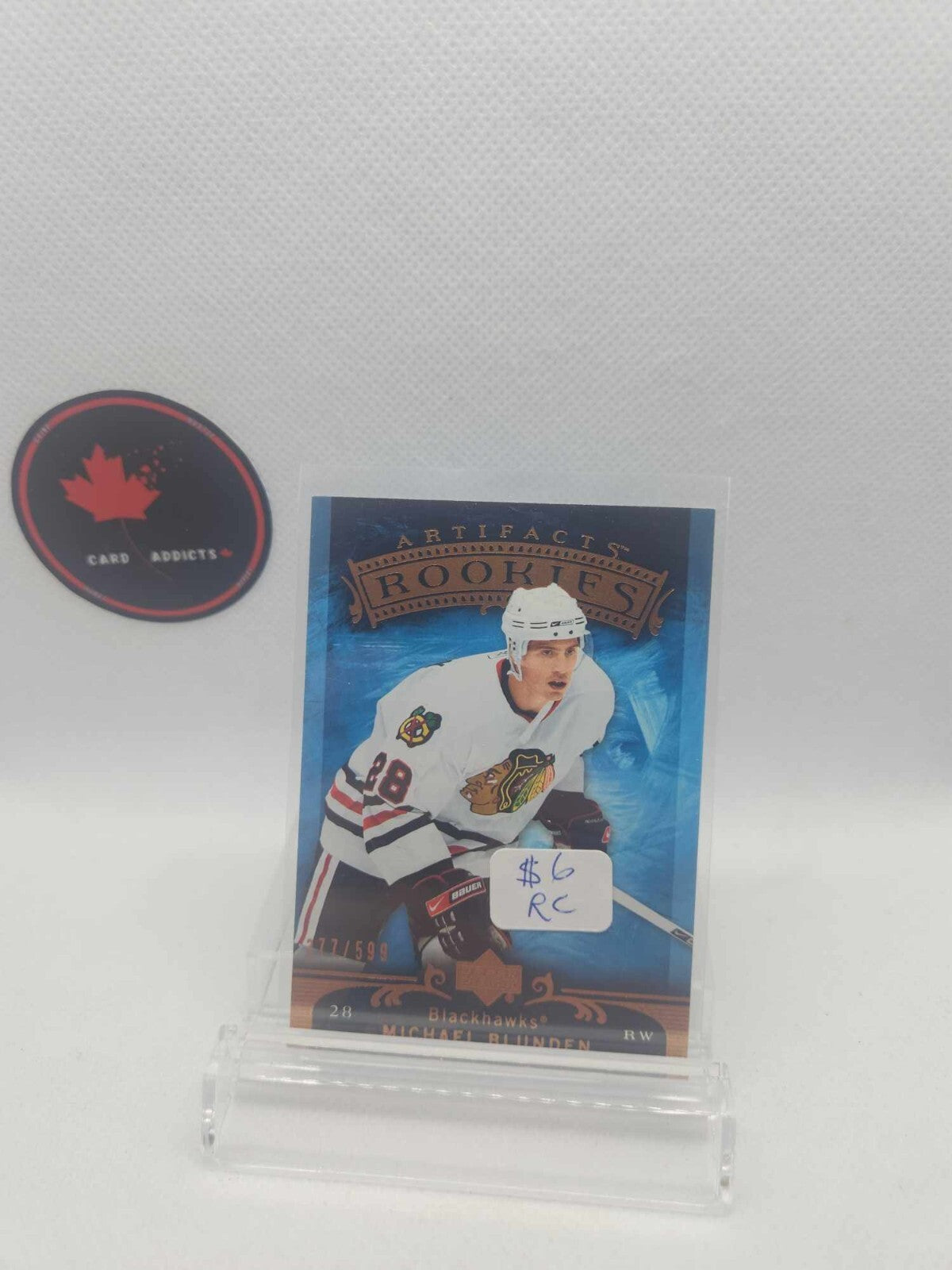 2006-07 UPPER DECK ARTIFACTS MICHAEL BLUNDEN RC UD ROOKIE SP /599 #266