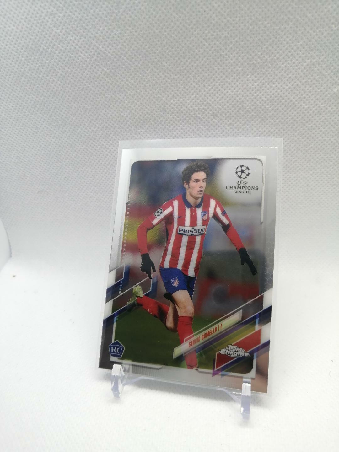 2020-21 Topps Chrome UEFA Champions League Sergio Camello Rookie Card RC Madrid