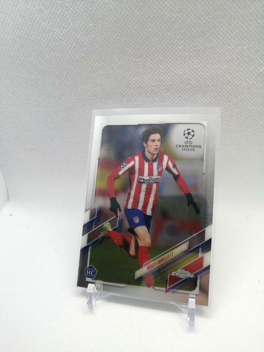 2020-21 Topps Chrome UEFA Champions League Sergio Camello Rookie Card RC Madrid