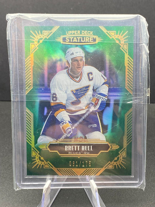 Brett HULL 2020-21 UD Stature GREEN Parallel #96 (/175)