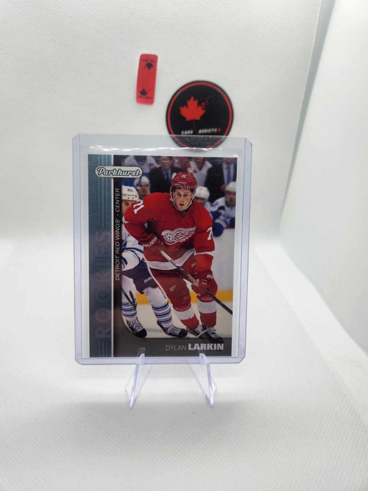 2015-16 Parkhurst DYLAN LARKIN Rookie Blue Parallel #PR-4 Detroit Red Wings Card