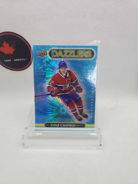 21/22 UD SERIES 1 COLE CAUFIELD DAZZLERS BLUE RC ROOKIE INSERT #25 3 Available!