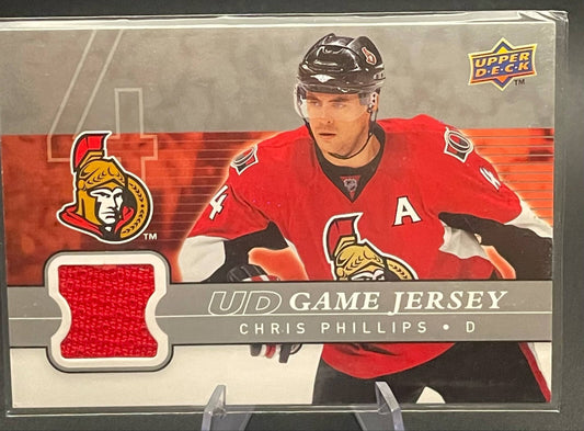 2008-09 Upper Deck UD Game Series 1 Jersey #GJ-CP Chris Phillips