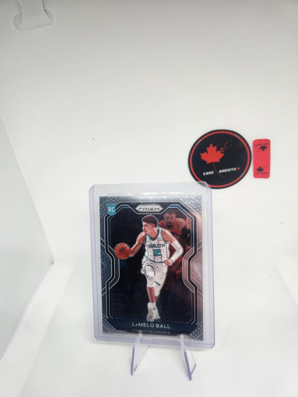 LAMELLO BALL 2020 PANINI PRIZM ROOKIE BASE RC #278 CHARLOTTE HORNETS.