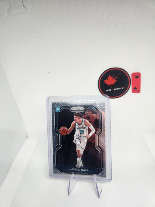 LAMELLO BALL 2020 PANINI PRIZM ROOKIE BASE RC #278 CHARLOTTE HORNETS.