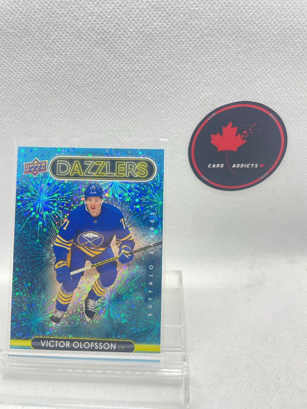 Victor Oloffsson 2021-22 Upper Deck Dazzlers Blue