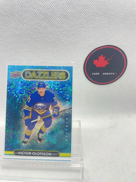Victor Oloffsson 2021-22 Upper Deck Dazzlers Blue