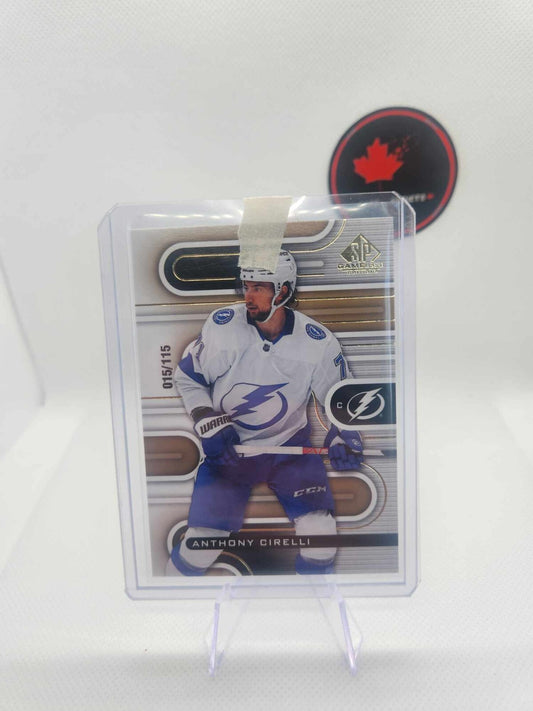 2022-23 SP Game Used Gold Parallel Anthony Cirelli /115 #120