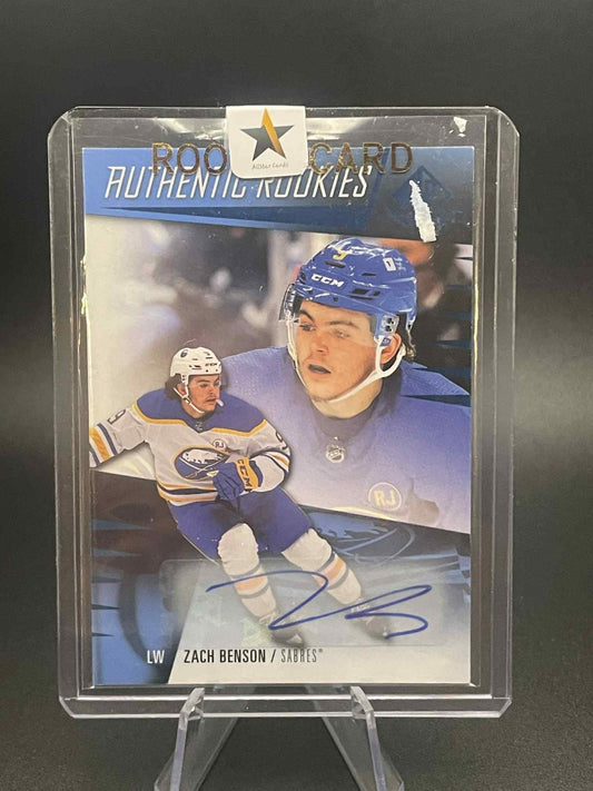 2023 Upper Deck SP Game Used Authentic Rookies Zach Benson #244 Rookie Auto RC