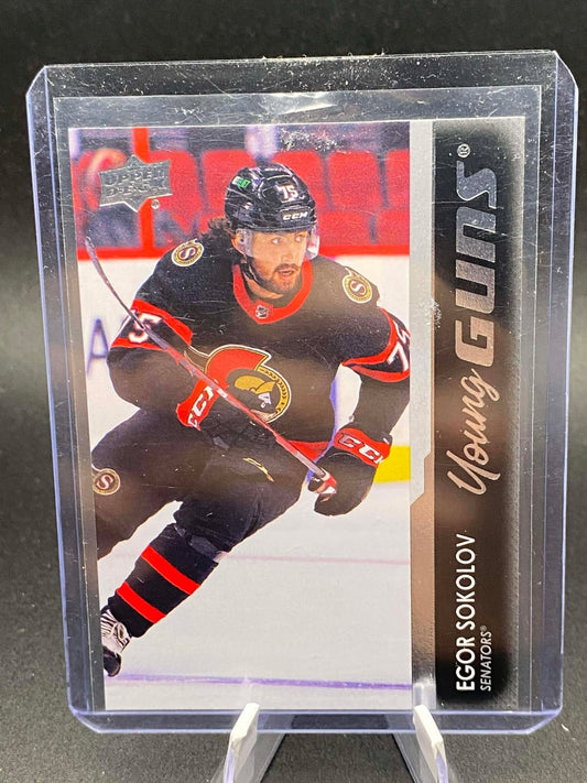 2021-22 Upper Deck Young Guns Hockey Rookie RC #717 Egor Sokolov