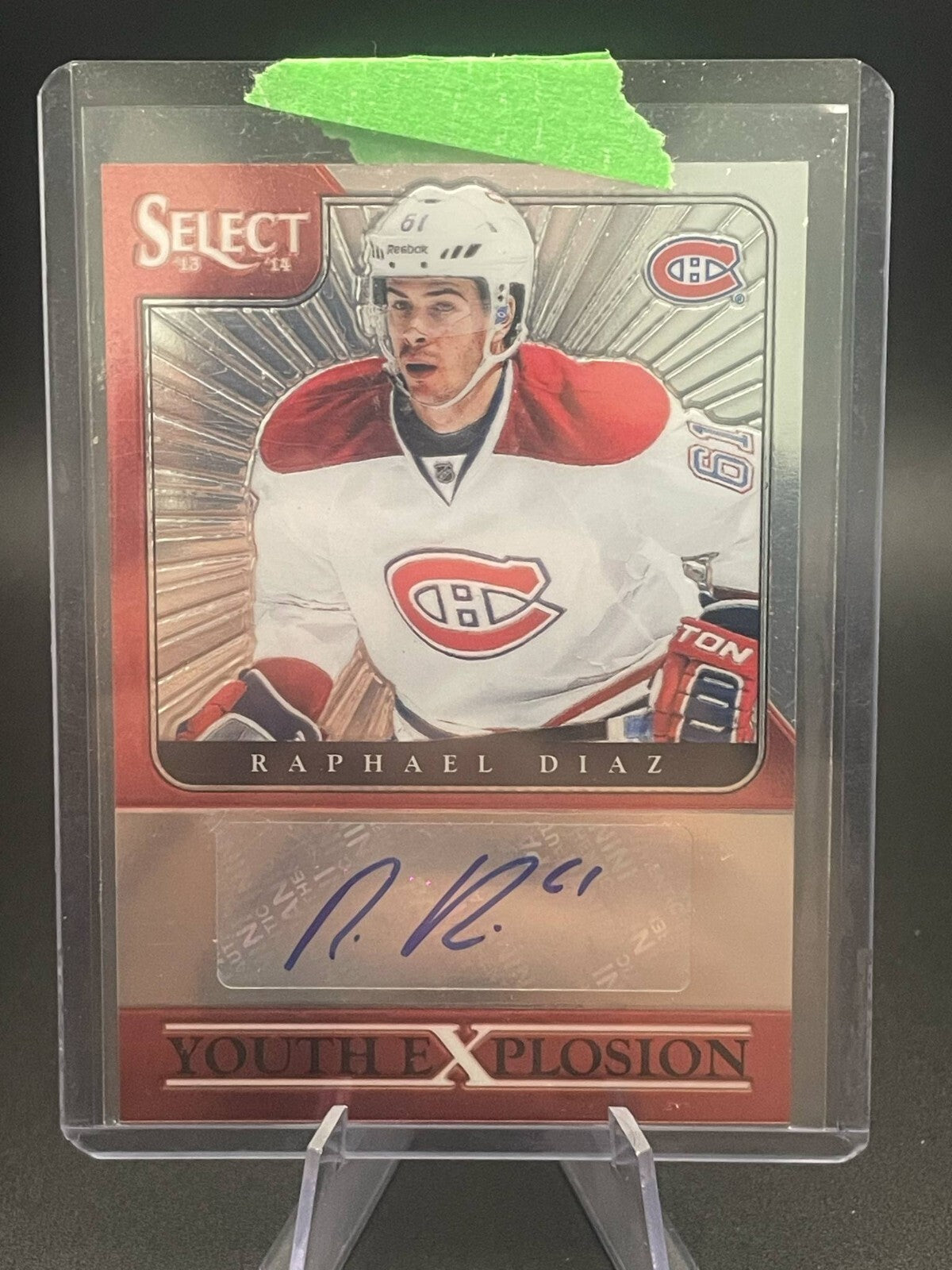 2013-14 Panini Select Youth Explosion Auto Raphael Diaz #YE-RD Auto
