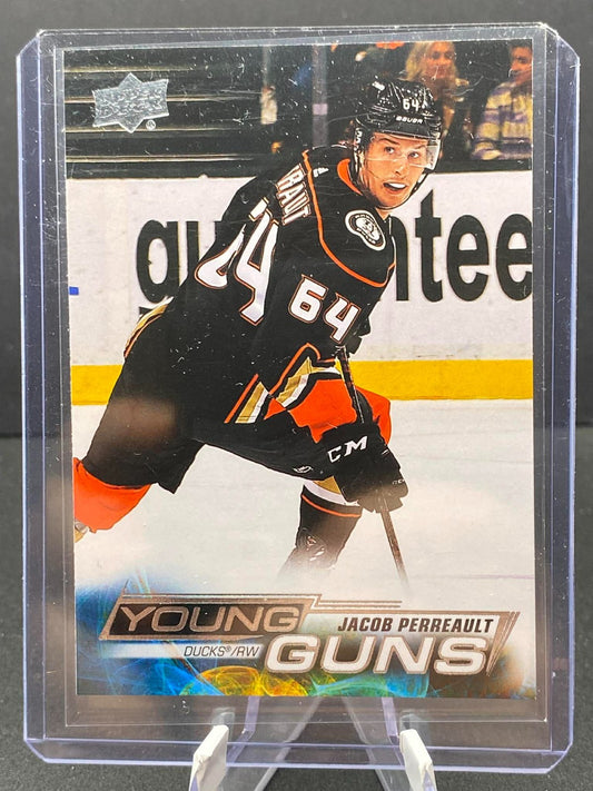 2022-23 UPPER DECK JACOB PERREAULT YOUNG GUNS #212