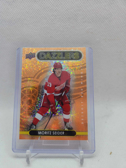 21-22 Upper Deck Series 2 - Moritz Seider Dazzlers Orange - DZ-67