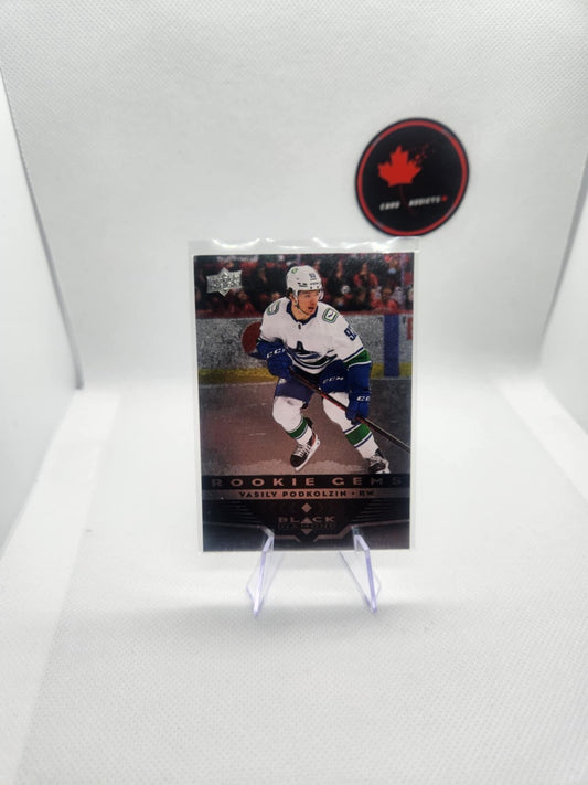 2021-22 Upper Deck Black Diamond Rookie Gems Vasily Podkolzin Card# BD-10
