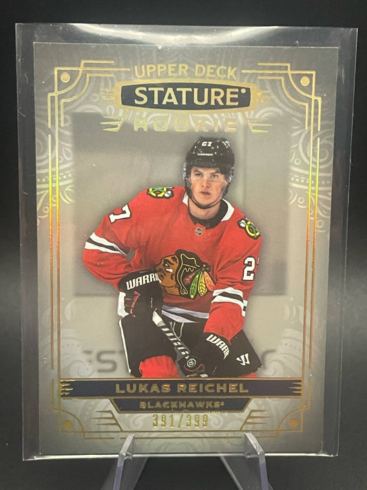 2022-23 Upper Deck Stature Rookie Lukas Reichel /399 - #153