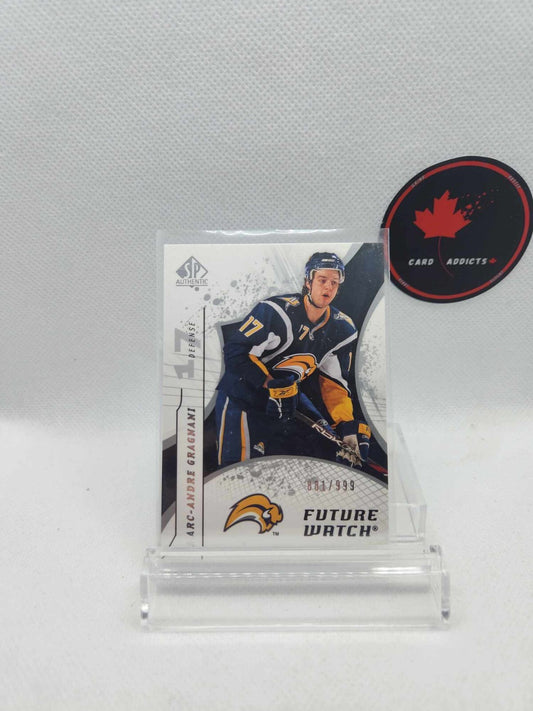 2008-09 UD SP Authentic Future Watch - MARC-ANDRE GRAGNANI #197 Rookie RC /999