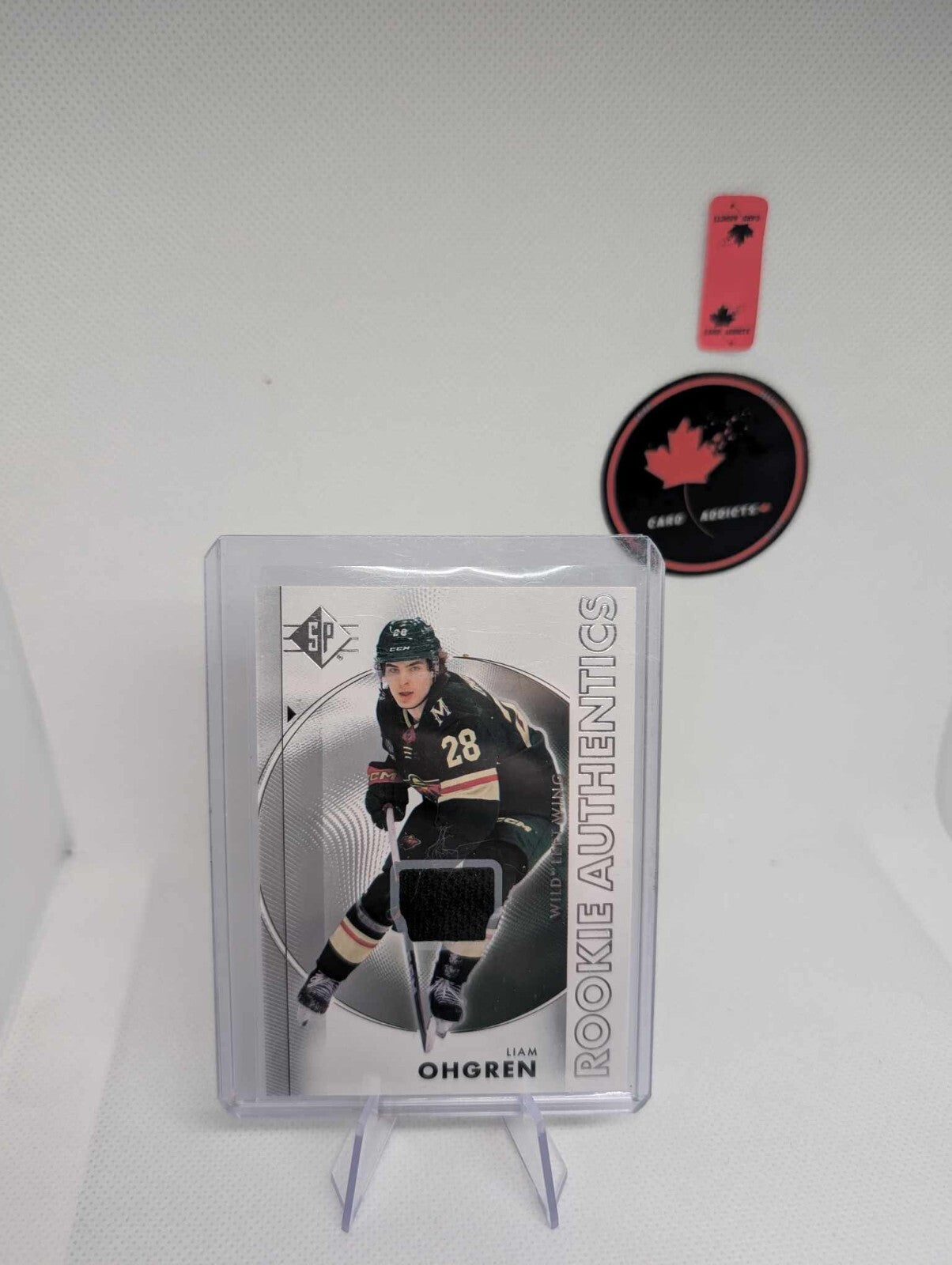2024-25 SP Hockey Rookie Authentics Jersey #129 Liam Ohgren