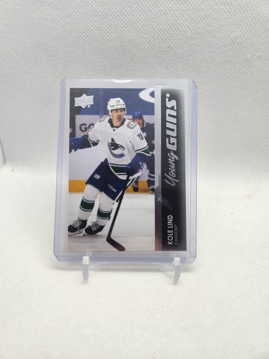 2021-22 Upper Deck Series 1 - Young Guns #247 Kole Lind (RC) 3 Available!