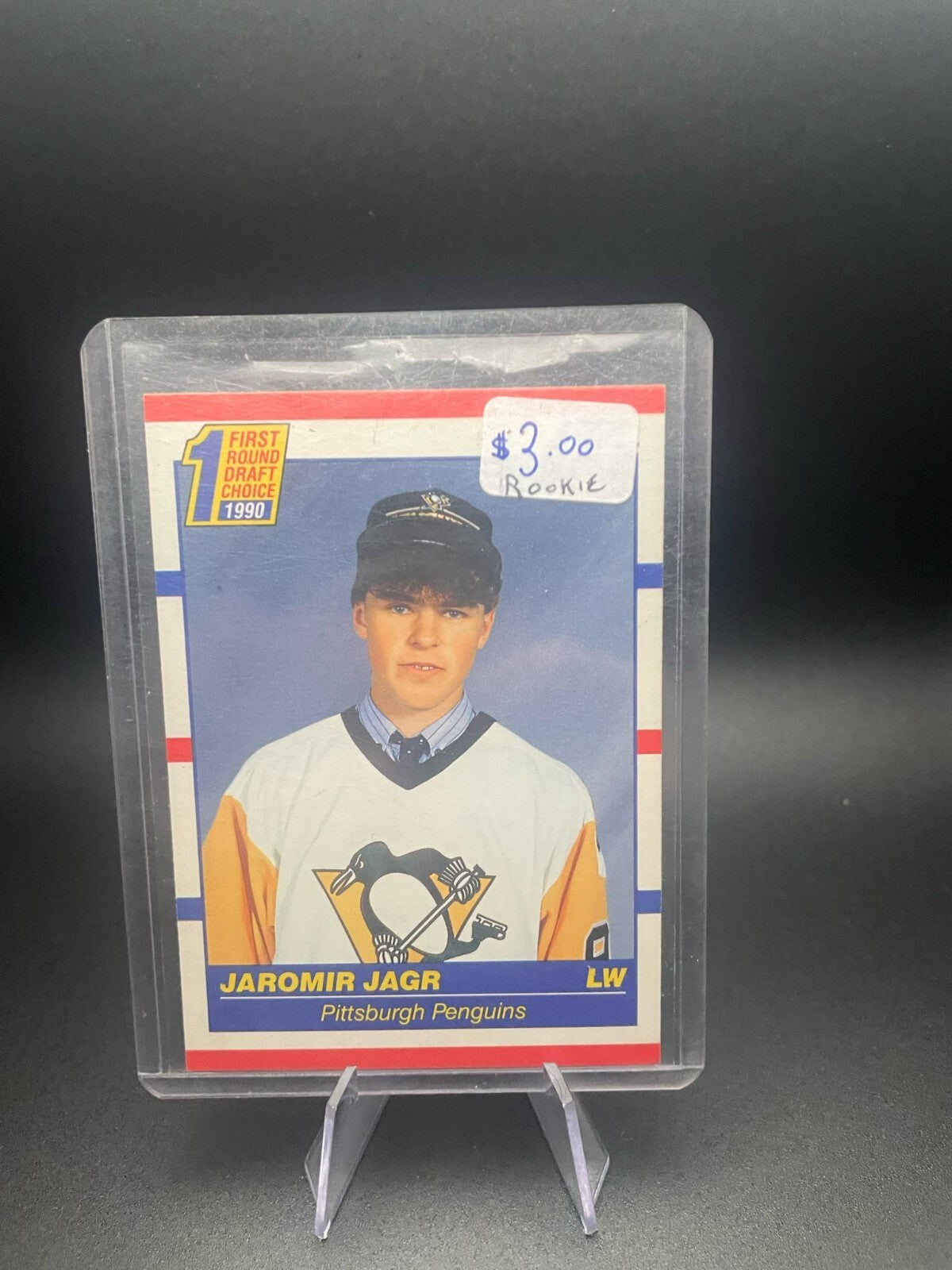 1990-91 Score First Round draft choice Jaromir Jagr Rookie #428