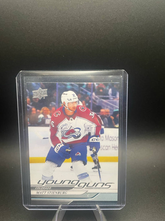 24/25 UD SERIES 2 MATT STIENBURG YOUNG GUNS RC SP ROOKIE #486