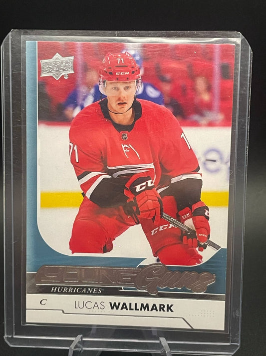 2017-18 Upper Deck YOUNG GUNS Lucas Wallmark Rookie Carolina Hurricanes #207