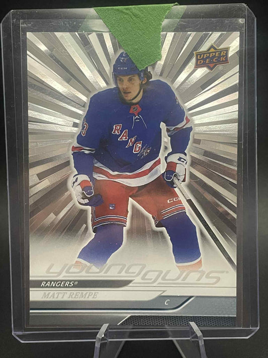 2024-25 UD Series 1 Outburst Silver Young Guns Matt Rempe RC