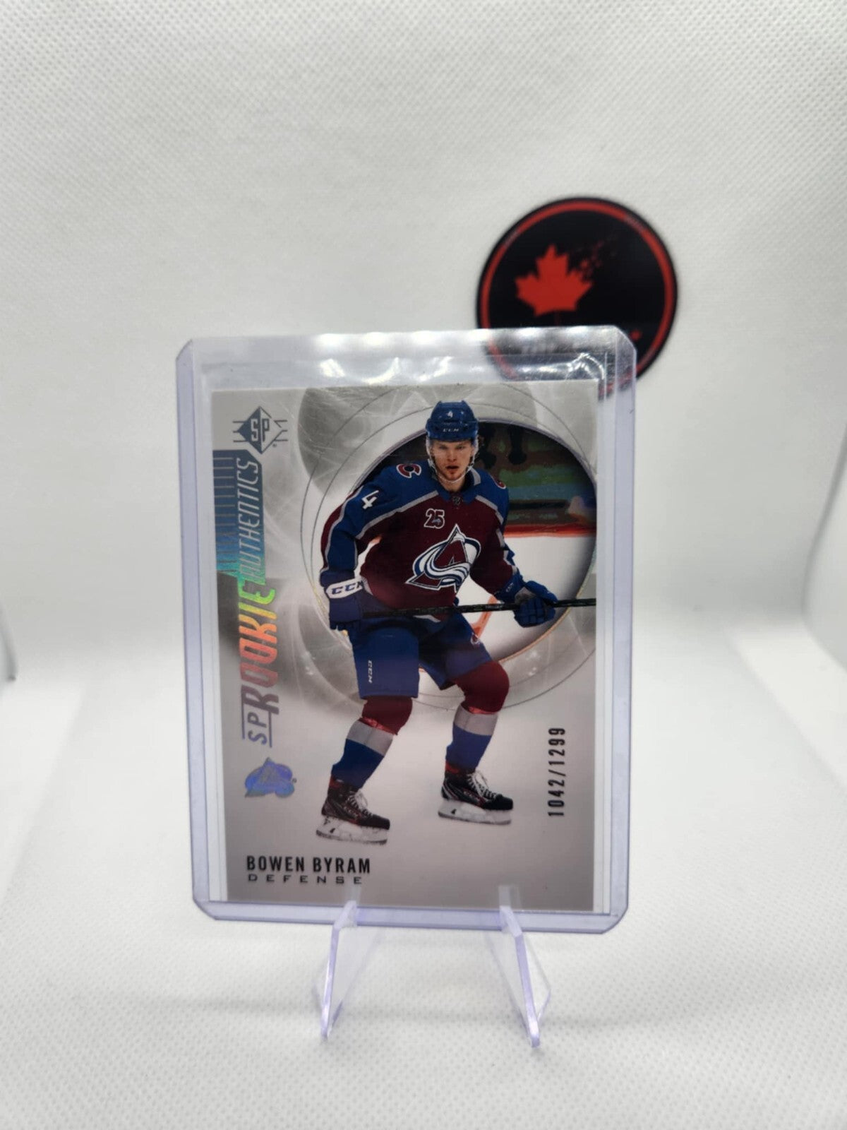 2020-21 SP Rookie Authentics Silver Spectrum #140 Bowen Byram /1299