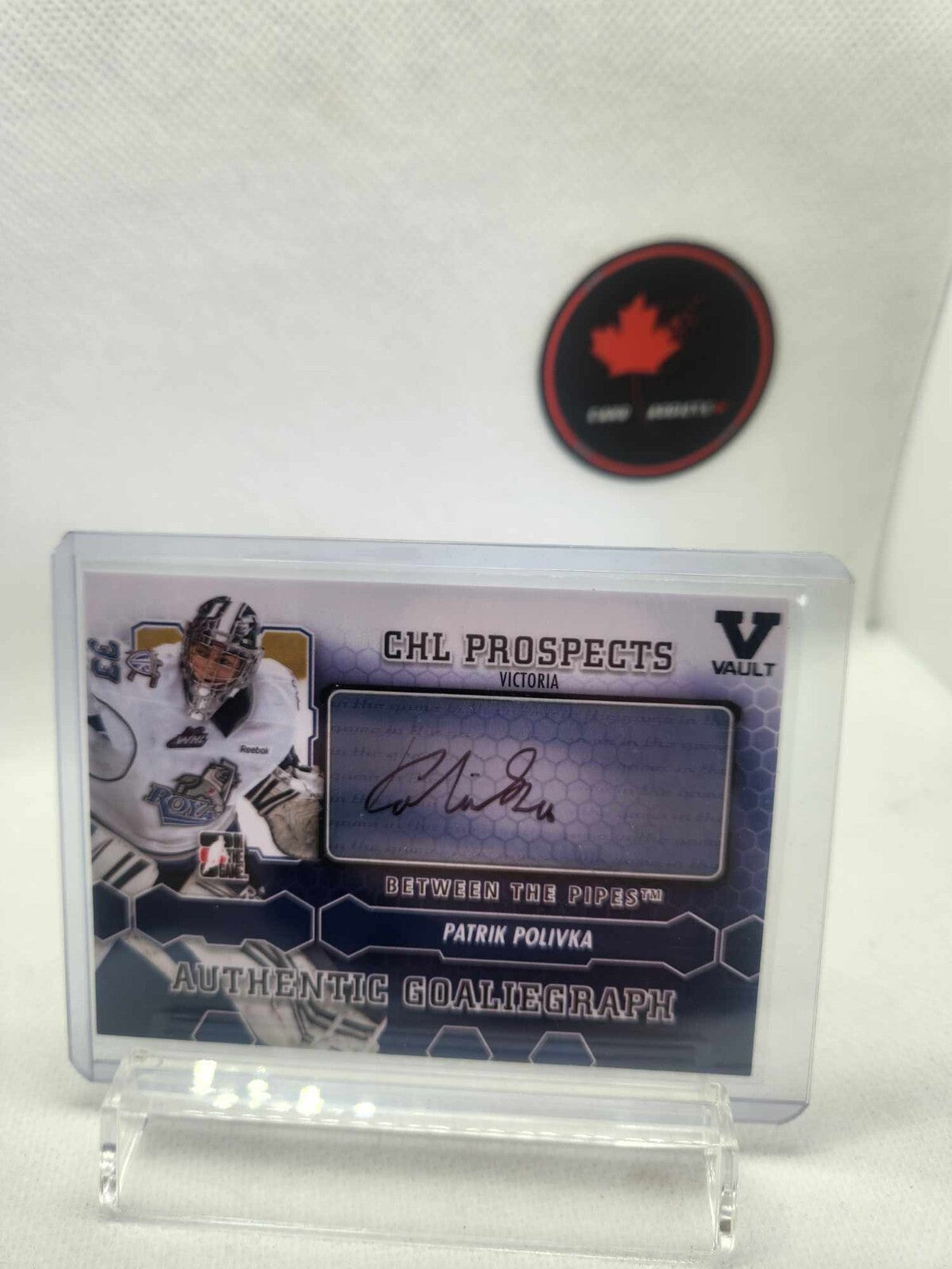 2012-13 Between The Pipes Autographs The Vault #APP Patrik Polivka