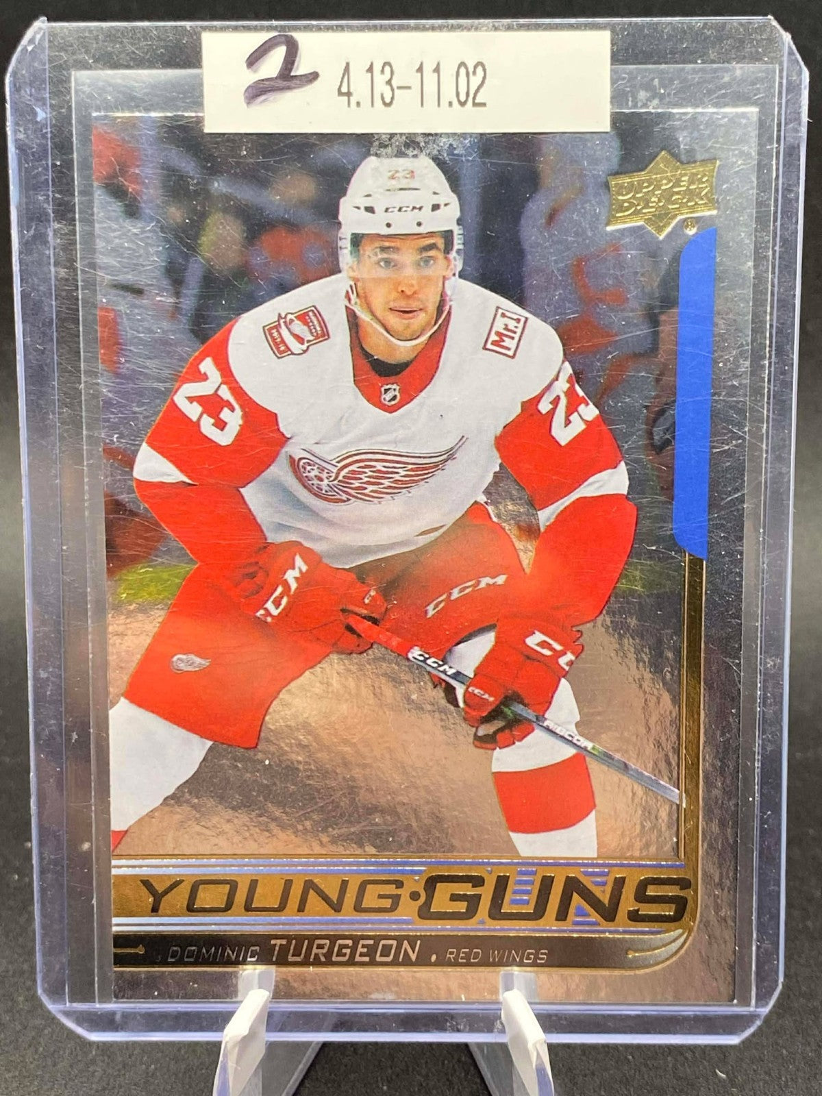 2018-19 Upper Deck Young Guns Dominic Turgeon Rookie Detroit Red Wings #486