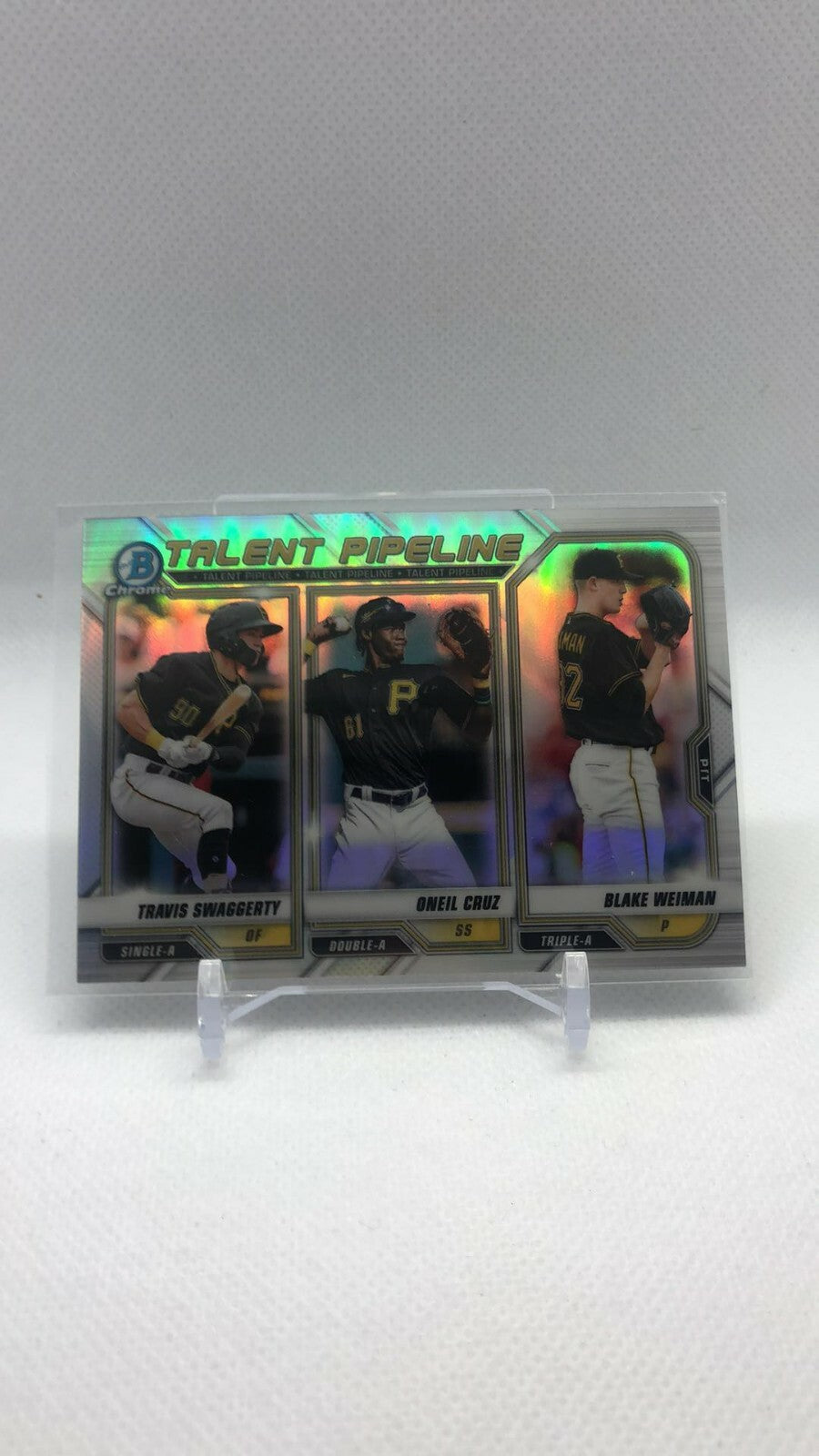 2021 Bowman Talent Pipeline Chrome Insert Pirates TP-PIT