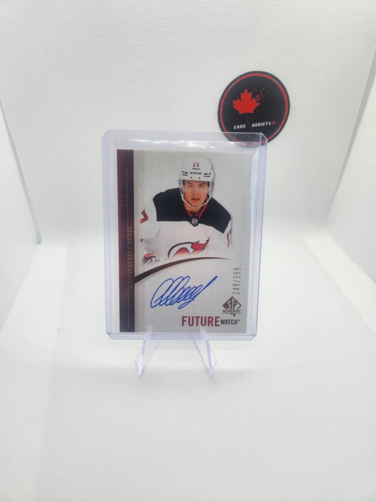 2020-21 SPA Retro Future Watch Auto Yegor Sharangovich /399 2 Available Flames