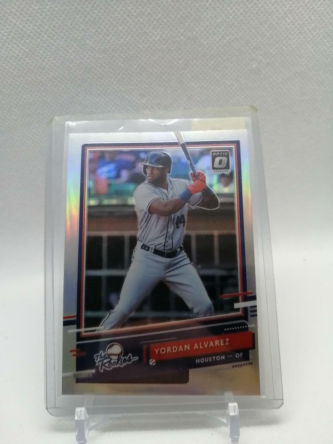 2020 Donruss Optic Yordan Alvarez The Rookies HOLO PRIZM SP Astros #R-1 RC 🔥